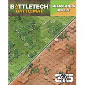 BattleTech Battle Mat Desert/Grasslands A