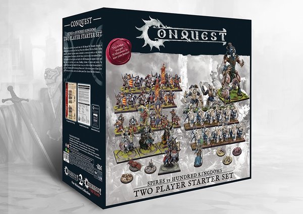 Conquest Last Argument of Kings - Two Player Starter Set: Spires Vs Hundred Kingdoms